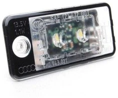 VAG Audi A4 8E B6 B7 / A6 4F LED valstybinio numerio ženklo žibintas kairysis 4H0943021 originalus
