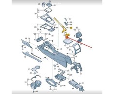 VAG AUDI A4 8W B9 Priekinė Centrinė Konsolės Apdaila RHD 8W2863969H1LQ NAUJA ORIGINALI