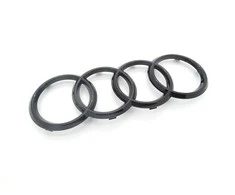 VAG Audi A4 A6 A6 A7 Q3 Q5 Q7 Emblema Žiedai Logotipas Ženklas Grotelės Juoda 4H0853605BT94 Originali