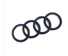 VAG Audi A4 A6 A6 A7 Q3 Q5 Q7 Emblema Žiedai Logotipas Ženklas Grotelės Juoda 4H0853605BT94 Originali
