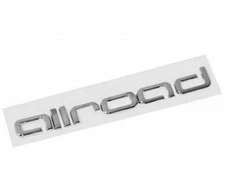 VAG AUDI A4 A6 A6 ALLROAD QUATTRO Galinis chromuotas Allroad ženkliukas originalus 8K9853735A2ZZ