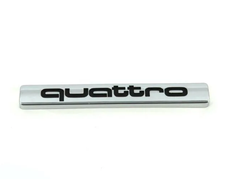 VAG "Audi A4 A6 A8 Quattro" galinė vardinė lentelė, užrašas, emblema 4B0853737D2ZZ originali