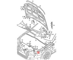 VAG AUDI A4 Avant S4 quattro A4L 868 8W2 8W5 8WC 8WD 8WH dangtelis originalus 8W0805286A