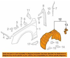 VAG Audi A4 Avant S4 Ratų Apdailos Apsauga Kairė Originali 8K0821133