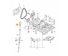 VAG AUDI A4 B7 2.0T variklio alyvos matuoklis originalus 06D115611B