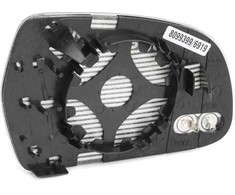 VAG Audi A4 B8 A5 8T A8 D3 FL NS kairės pusės šildomas durelių veidrodėlio stiklas originalus 8K0857535E