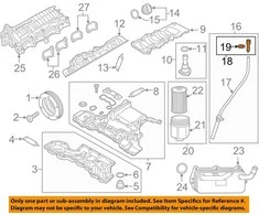 VAG Audi A4 B8 A5 A5 A8 D4 Alyvos matuoklio kreipiamasis vamzdelis Bung Plug 059115418A Originalus