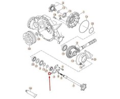 VAG "Audi A4 B8" priekinės pavaros veleno Groov rutulinis guolis 0B4409294D originalus