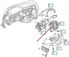 VAG AUDI A4 B8 vairo rato slydimo žiedas squib 8K0953568M NAUJAS ORIGINALUS