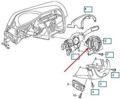 VAG AUDI A4 B8 vairo rato slydimo žiedas squib 8K0953568M NAUJAS ORIGINALUS