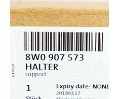 VAG AUDI A4 priekinio kairiojo radaro jutiklio laikiklio laikiklis B9 originalus 8W0907573