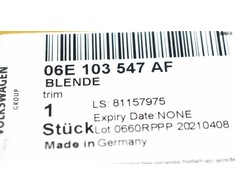 VAG AUDI A4 S4 B7 variklio slėgio reguliavimo vožtuvas originalus 06E103547AF