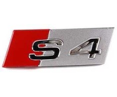 VAG AUDI A4 S4 plieno ratlankio emblema, emblema su logotipu originali 8E0419685