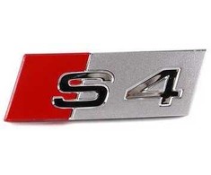 VAG AUDI A4 S4 plieno ratlankio emblema, emblema su logotipu originali 8E0419685