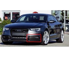 VAG AUDI A5 13-15 Priekinis S-Line bamperis N/S kairės pusės rūko grotelės Originalus 8T0807681K01C