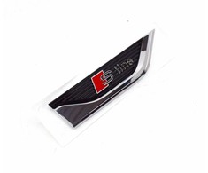 VAG AUDI A5 8W6 S-Line priekinio dešiniojo sparno emblema originali 8W6853602BPUZ