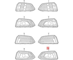 VAG Audi A5 S5 Cabriolet Coupe Sportback 2017 2024 Originalus 8W6807681NRN4