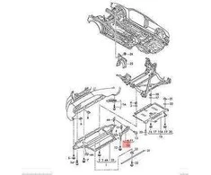 VAG AUDI A5 S5 Cabriolet priekinis dešinysis ratų spoileris 8T0853888F
