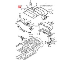 VAG AUDI A5 S5 Cabriolet Remonto rinkinys Kairėje pusėje