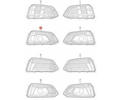 Vag Audi A5 S5 Coupe Sportback 2017 Originalus 8W6807682C9B9