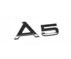 VAG "Audi A5" užrašas Juodos spalvos emblema Logotipas Galinės durelės Originalus 8W6071803