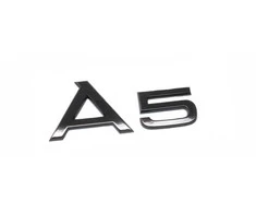 VAG "Audi A5" užrašas Juodos spalvos emblema Logotipas Galinės durelės Originalus 8W6071803
