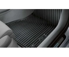 VAG Audi A6 4G C7 Guminių grindų kilimėlių komplektas priekyje juodas 4G1061501041 Originali