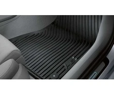 VAG Audi A6 4G C7 Guminių grindų kilimėlių komplektas priekyje juodas 4G1061501041 Originali
