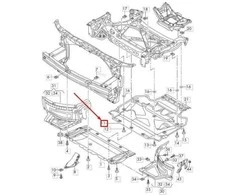 VAG Variklio Apatinis Skydas AUDI A6 A7 Originalus 4G0863822J
