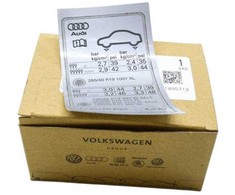 Vag Audi A6 Avant 2011 2017 Padangos Slėgio Ženklinys Originalus 4G0010502DE
