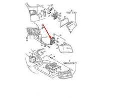 VAG "Audi A6 C6 FL Saloon OS" dešinysis galinis LED galinio žibinto lemputės laikiklis originalus 4F5945222D