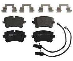VAG Audi A6 (C7) A7 (4G) RS4 B8 RS5 8T PR-2EA Galinės stabdžių trinkelės originalios 4G0698451L
