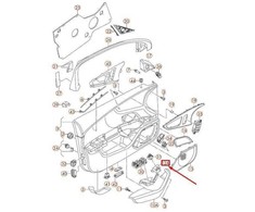 VAG AUDI A6 C7 Priekinės Kairės Durų Viršutinės Rankenos Korpusas LHD 4G1867171A6PS NAUJAS ORIGINALUS