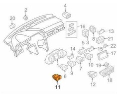 VAG AUDI A6 juostos keitimo asistento įspėjamasis jungiklis originalus 4F09274515PR