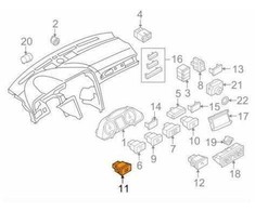 VAG AUDI A6 juostos keitimo asistento įspėjamasis jungiklis originalus 4F09274515PR