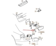 VAG AUDI A6 Universalas S6 quattro Galinio žibinto galinio žibinto apdaila dešinė originali 4G5945256