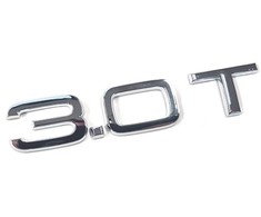 VAG Audi A7 Quattro emblema 3.0T V6 bagažinės dangtis Inscription originalus 4F0853743P2ZZ