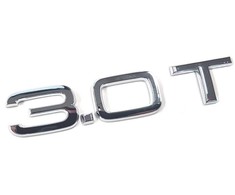 VAG Audi A7 Quattro emblema 3.0T V6 bagažinės dangtis Inscription originalus 4F0853743P2ZZ