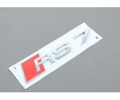 VAG AUDI A7 RS7 2011-2017 Chrome RS7 bagažinės emblema originalus 4G8853740