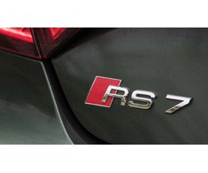 VAG AUDI A7 RS7 2011-2017 Chrome RS7 bagažinės emblema originalus 4G8853740