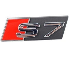 VAG AUDI A7 TFSI Quattro TDI Chrome S7 grotelių emblema originalus 4G8853736A2ZZ