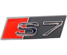 VAG AUDI A7 TFSI Quattro TDI Chrome S7 grotelių emblema originalus 4G8853736A2ZZ