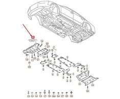 VAG AUDI A8 4H D4 priekinis variklio purslų skydas 4H0825235S NEW GENUINE