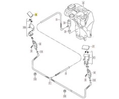 VAG Audi A8 D3 S8 2005-2010 Žibintų plovimo dangtelis dešinėje originalus 4E0955282AA