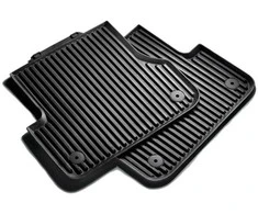 VAG AUDI A8 D4 Galiniai Guminiai Juodi Grindų Kilimėliai Rinkinys 4N0061511041 NAUJI ORIGINALŪS
