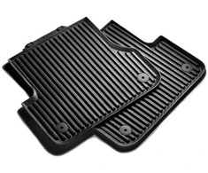 VAG AUDI A8 D4 Galiniai Guminiai Juodi Grindų Kilimėliai Rinkinys 4N0061511041 NAUJI ORIGINALŪS