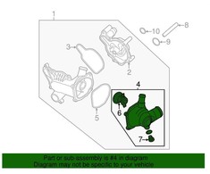 VAG Aušinimo Skysčio Reguliatoriaus Korpusas Audi A5 A8 RS5 079121115BG