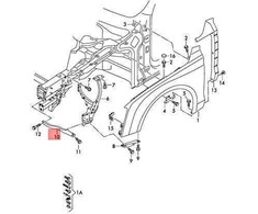 VAG AUDI A8 S8 quattro 4H2 4H8 jungiamoji detalė dešinė originali 4H0821260C
