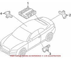 VAG "Audi" be rakto įvesties antena 8K0907247 Originali