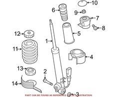 VAG Audi C7 A6 A6 S6 RS6 A7 S7 RS7 galinio amortizatoriaus laikiklis 4G0513353D Originalus